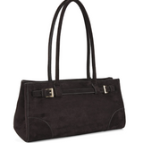 Nadia Should Bag in Dark Chocolate Suede