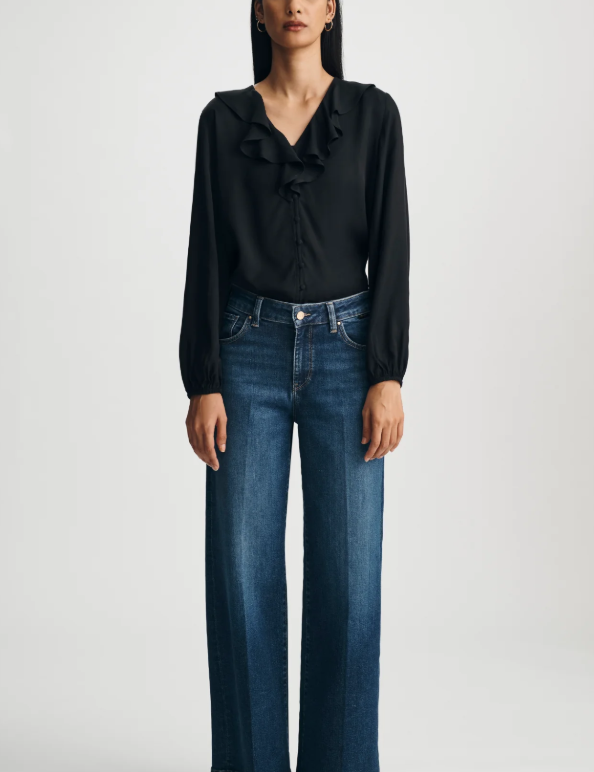 MAVI Paloma Mid Rise Dark Brushed Denim