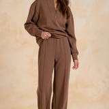 Around Town Pant in Light Brown