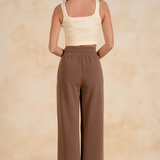 Around Town Pant in Light Brown
