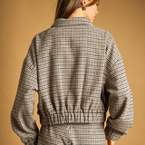 Charlie Houndstooth Pattern Jacket