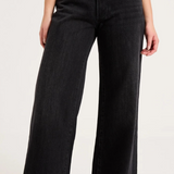 Rollas Frankie Loose Jean Long - Mercer Black