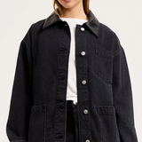 Rollas Denim Chore Jacket - Mercer Black