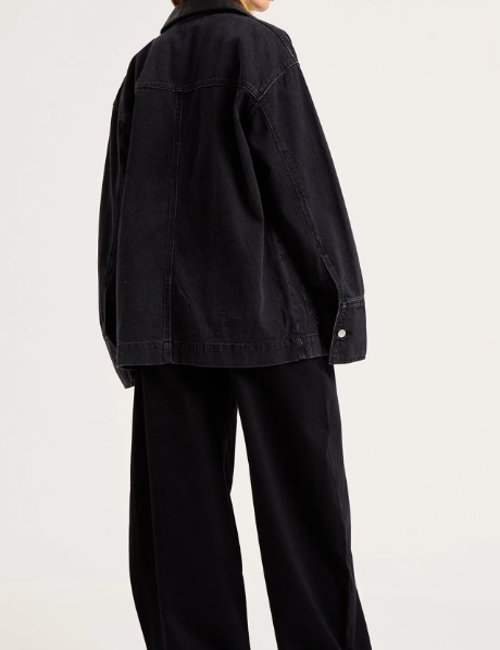 Rollas Denim Chore Jacket - Mercer Black