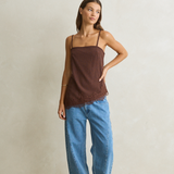 Dreamer Lace Trim Top