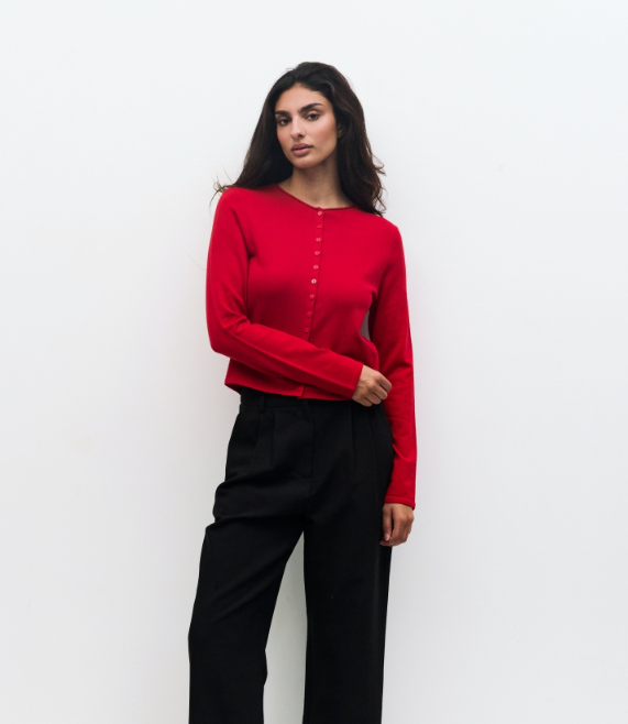 Shea Cardigan - Red