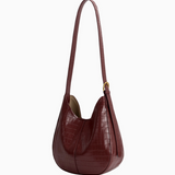 Melie Bianco Stefanie Shoulder Bag (Black & Burgundy)