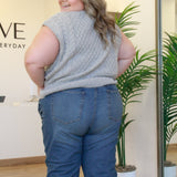 Zoe High Rise Straight Jean