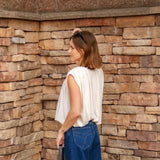 Vireo Draped Top by Line & Dot