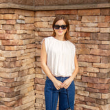 Vireo Draped Top by Line & Dot