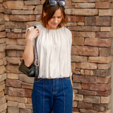 Vireo Draped Top by Line & Dot