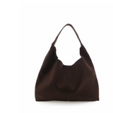 Remi Shoulder Bag - Cacao Suede