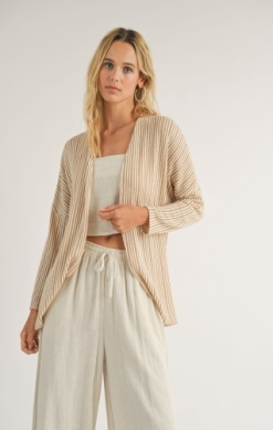 Knit Open Front Cardi