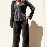Jeni Pleated Wide Leg Pant