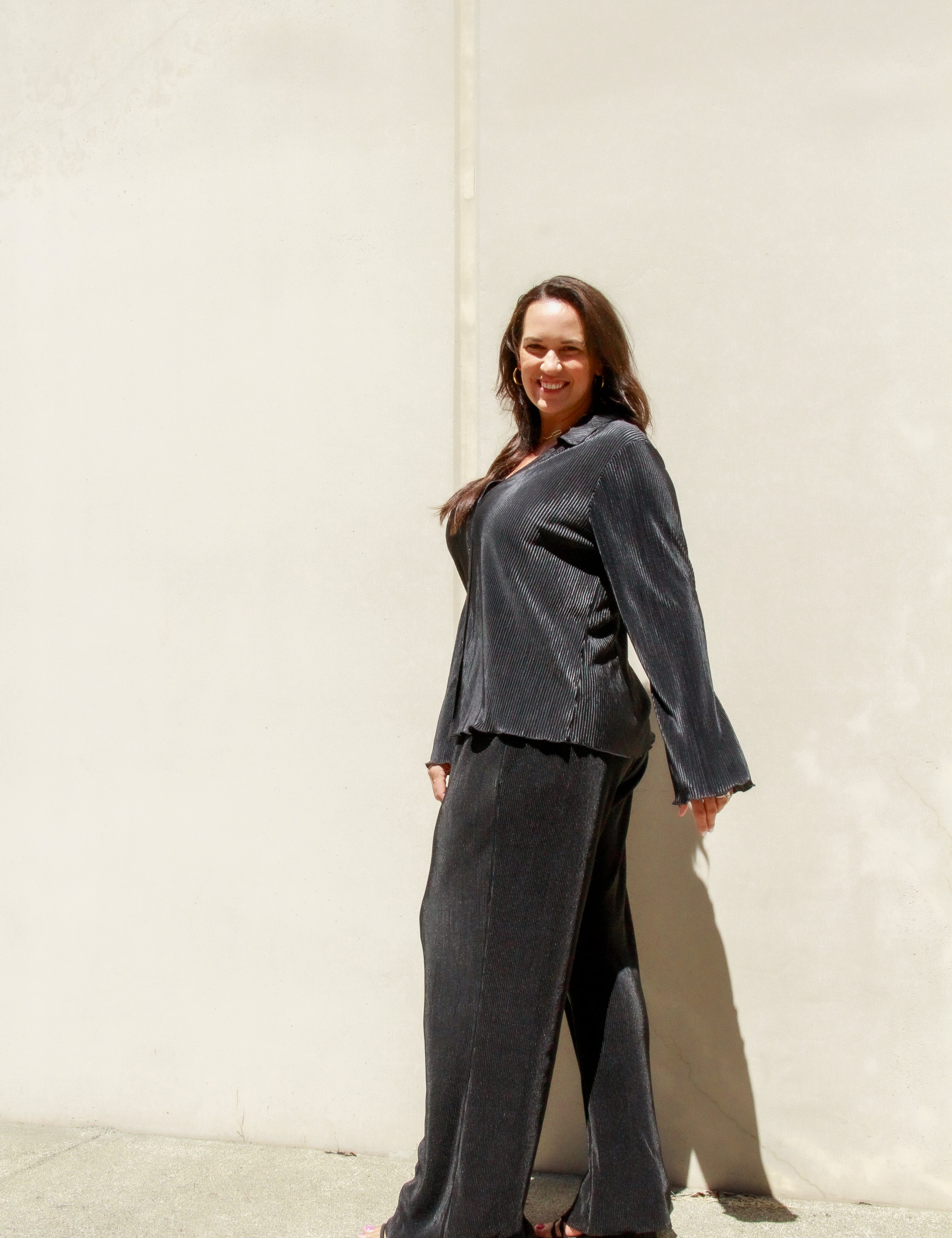 Jeni Pleated Wide Leg Pant