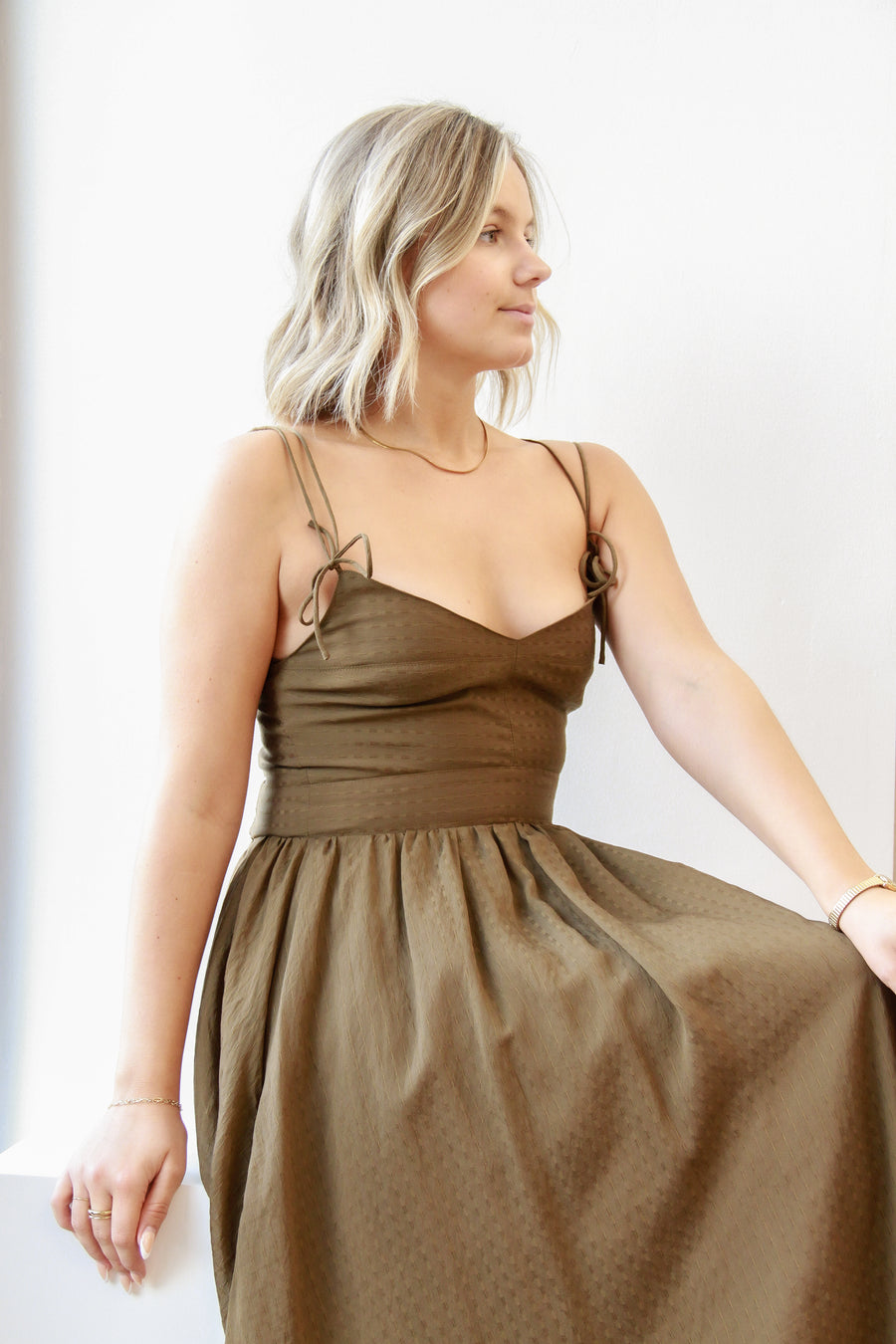 Out of the Woods Midi Dress