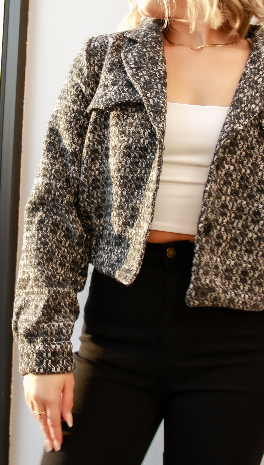 Night Out Crop Jacket