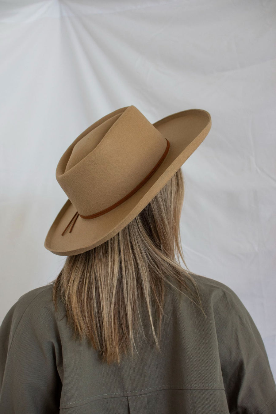 The Sadie Fashionable Womens Hat Back/Side Angle View